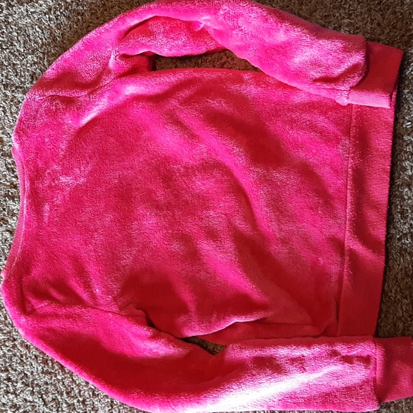 Pink fuzzy sweatshirt - Picture 5 of 5